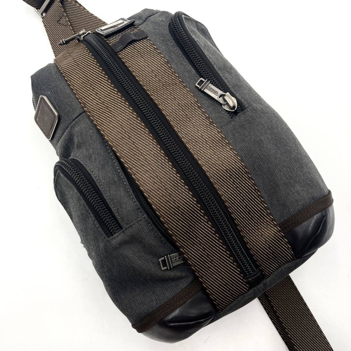 1円 【入手困難品】定価10万 tumi トゥミ ボディバッグ メンズ 斜め 