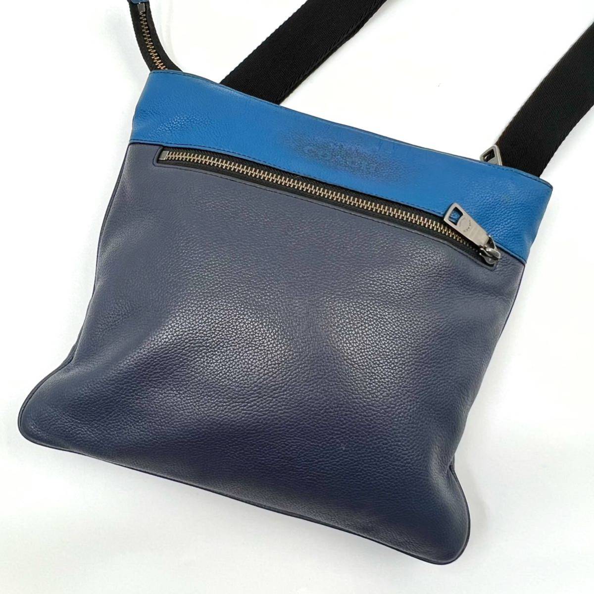 1円《レアカラー》コーチ COACH メンズ ビジネス ショルダーバッグ 