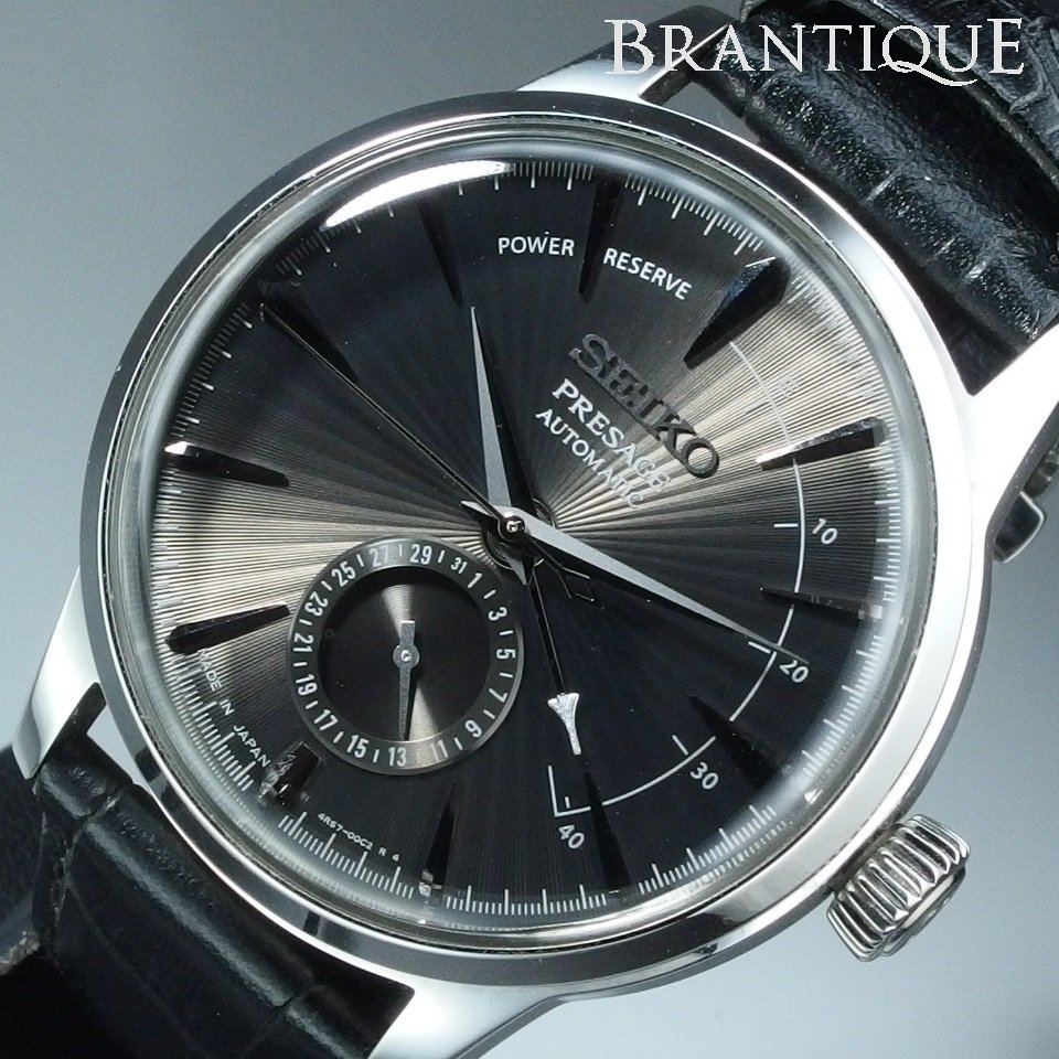 SEIKO セイコー プレサージュ 腕時計 4R57-00E0 箱 余りコマあり SEIKO