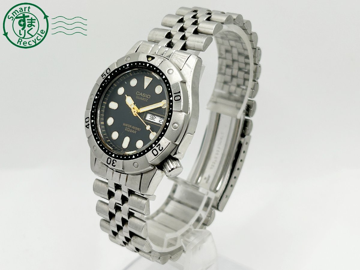 07281543 ◇ CASIO カシオ ダイバーズウォッチ MD-711 黒文字盤 