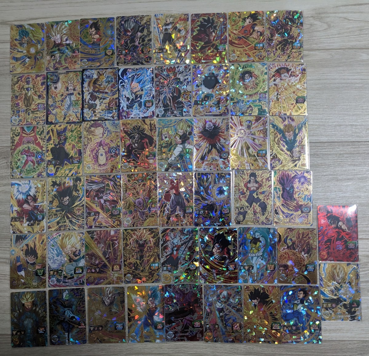 【引退】ドラゴンボールヒーローズ全てUR.SEC50枚　被りなし