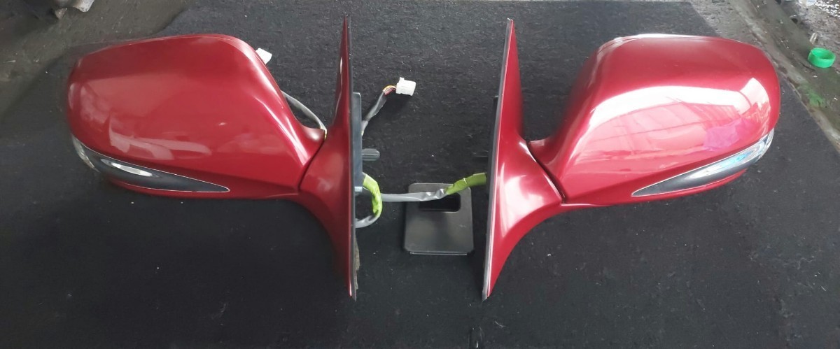 レクサスLEXUS GRS191 GS350 GWS191 GS450h ウィンカードアミラー左右セット 2011年 GS GWS191 前期 バンパー(レクサス用)の UZS190 (2005.8