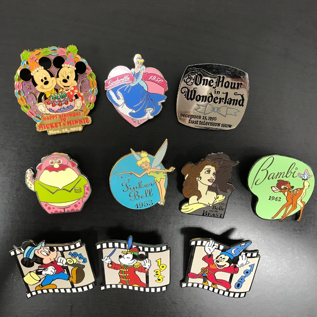 ディズニー 大量セット ピンバッジ 10点 ファンタジア バンビ