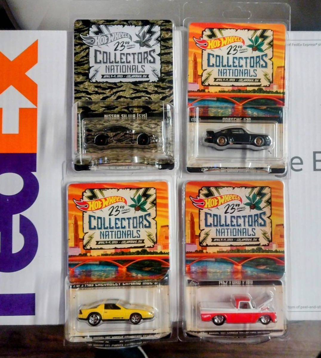ホットウィール2023年ナショナルズ4台セット_1
