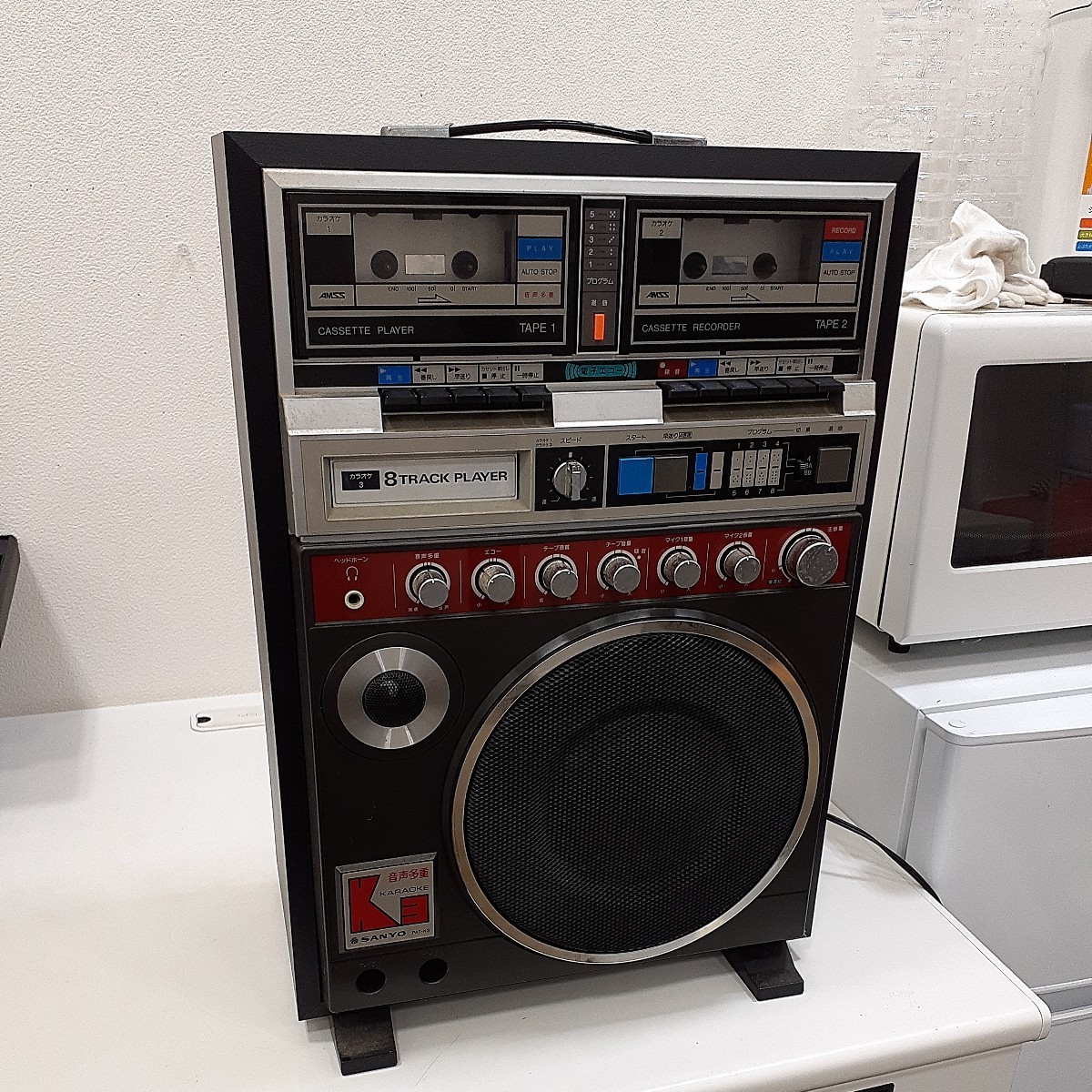 8トラックカラオケ カセット プレーヤー レコーダー （HITACHI 