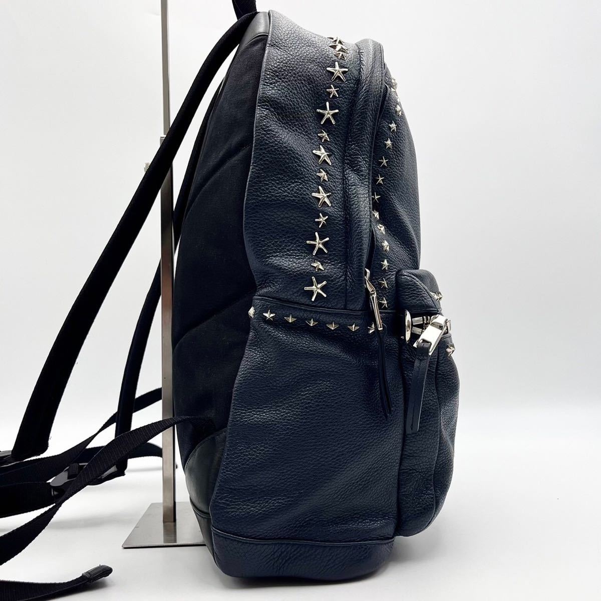 1円【現行モデル・極美品】JIMMY CHOO ジミーチュウ リュック バック 