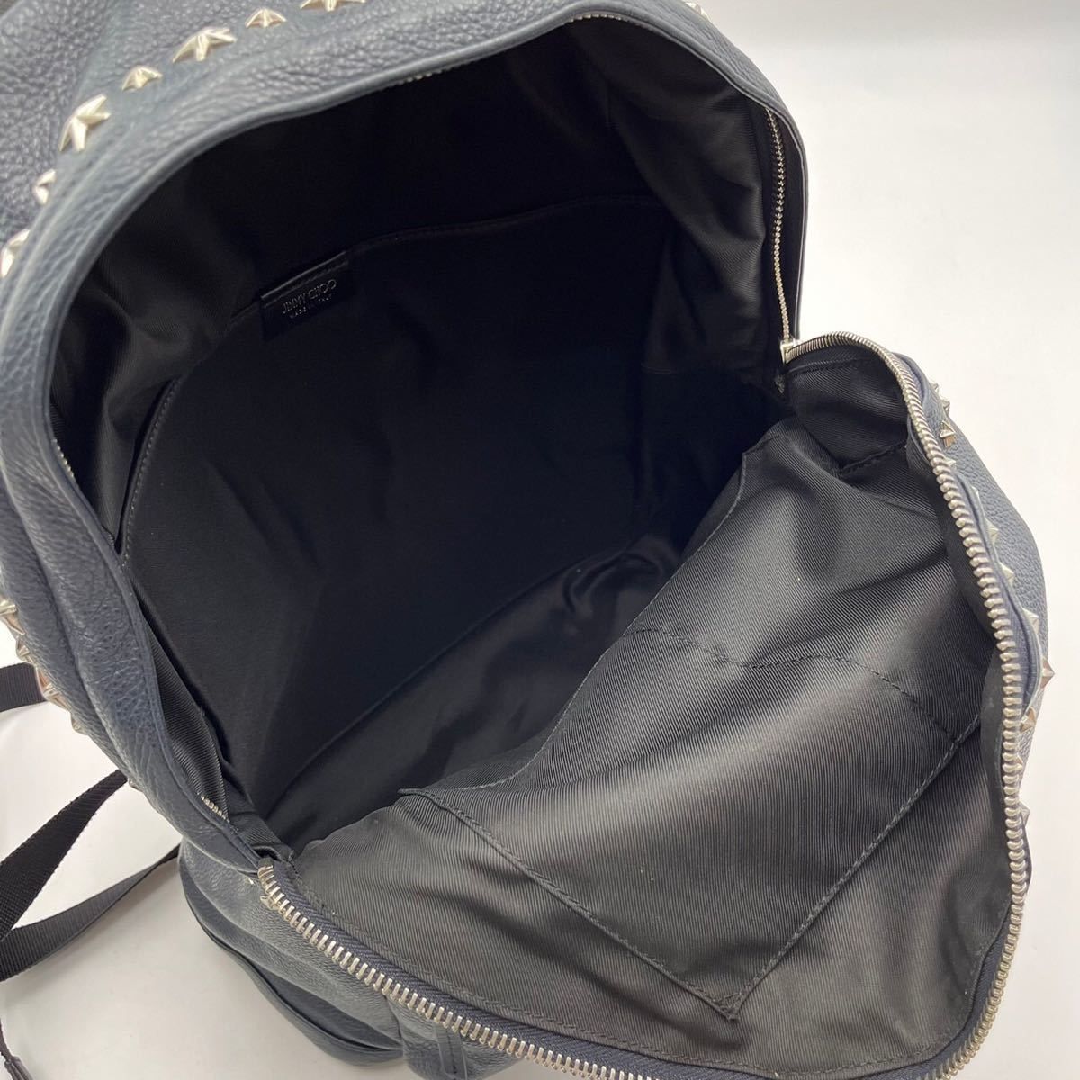 1円【現行モデル・極美品】JIMMY CHOO ジミーチュウ リュック バック 