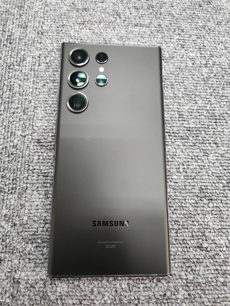 Galaxy S23 Ultra SCG20 512GB au ファントムブラック SIMフリー 中古