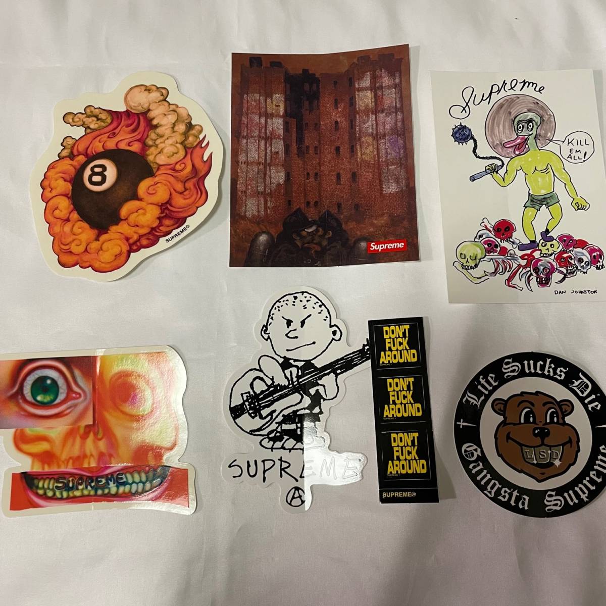 supreme ステッカー セット ノベライズ等おまけつき box logo