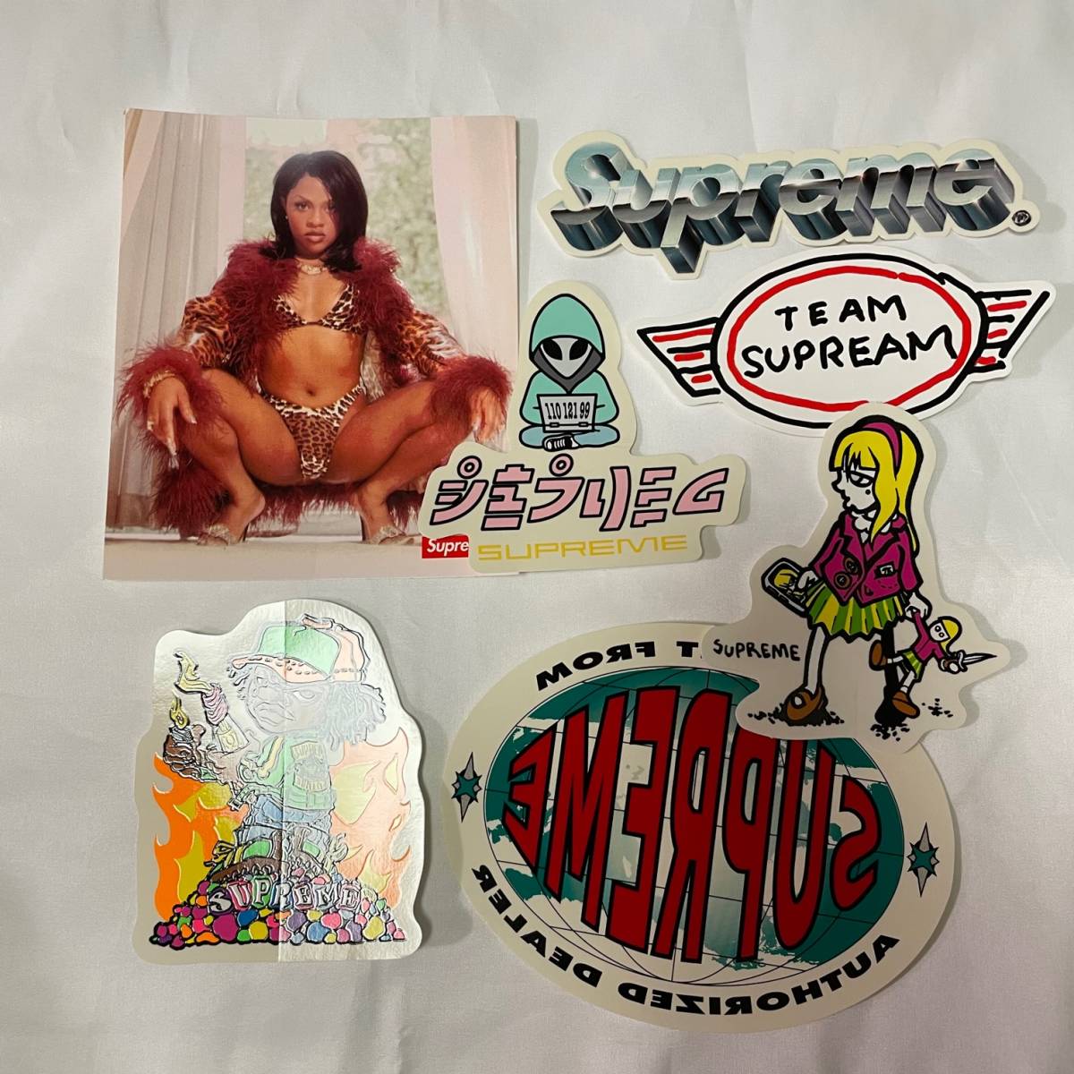supreme ステッカー セット ノベライズ等おまけつき box logo