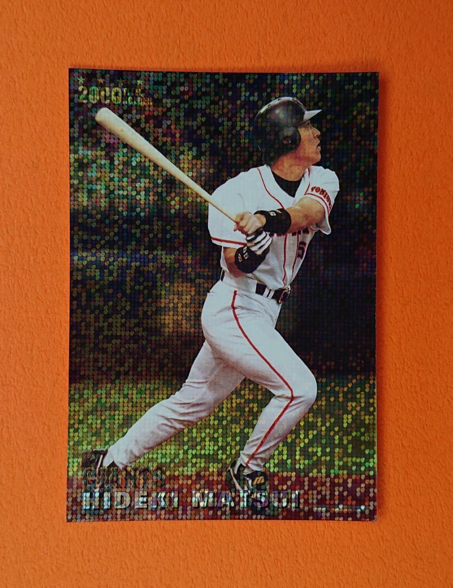 2001 カルビー プロ野球チップスカード 松井秀喜 T-05 東京読売巨人軍