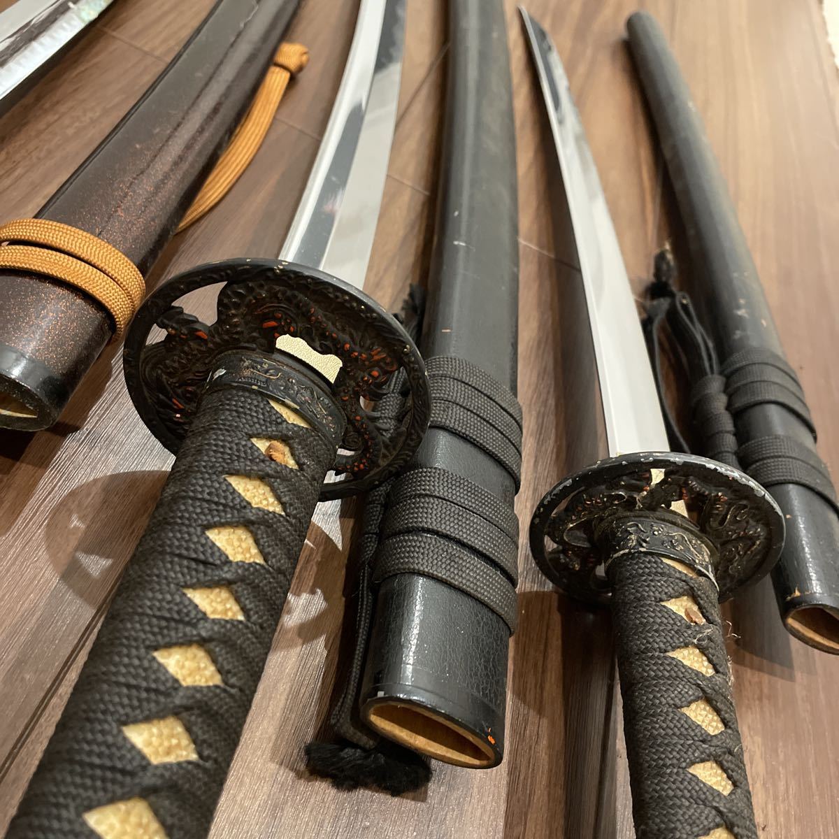 模造刀 模造刀 4本セット 日本刀 太刀 詳細不明 模造刀 日本刀 太刀 詳細