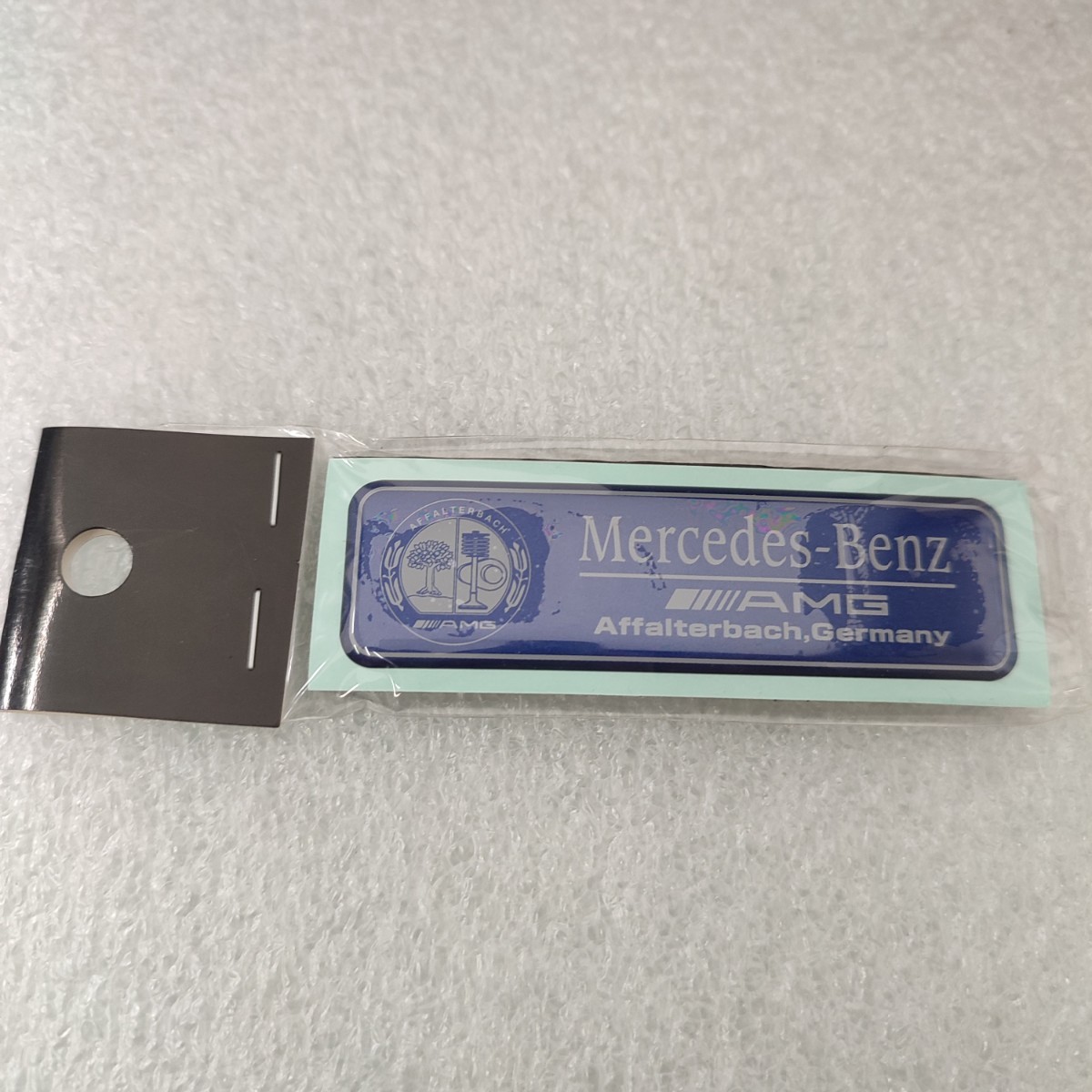 AMG アップル 3Dエンブレム ステッカー 希少 当時物 W124 W126 R129 