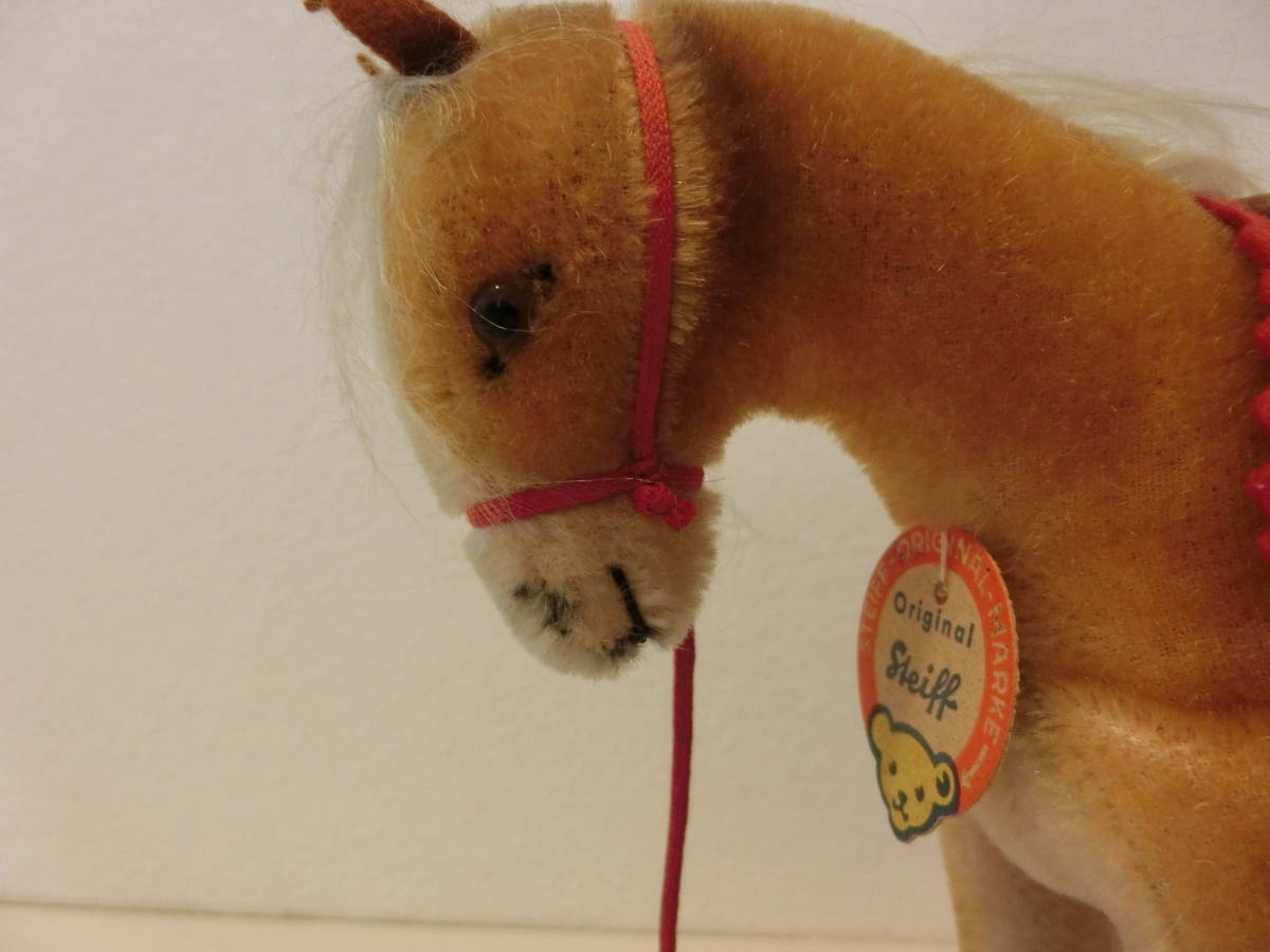 Steiff horse vintage ヴィンテージシュタイフ 馬 馬具付き ☆Steiff 