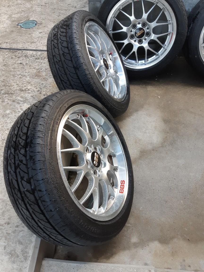 美品 BBS RS908 18インチ 7.5J OF45 114.3 225／45R18 REGNO (5穴 