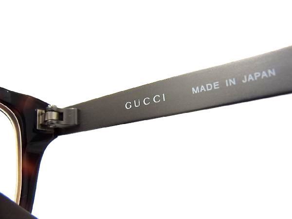 1円 □美品□ GUCCI グッチ シェリーライン GG9102/J BCR べっ甲調 度