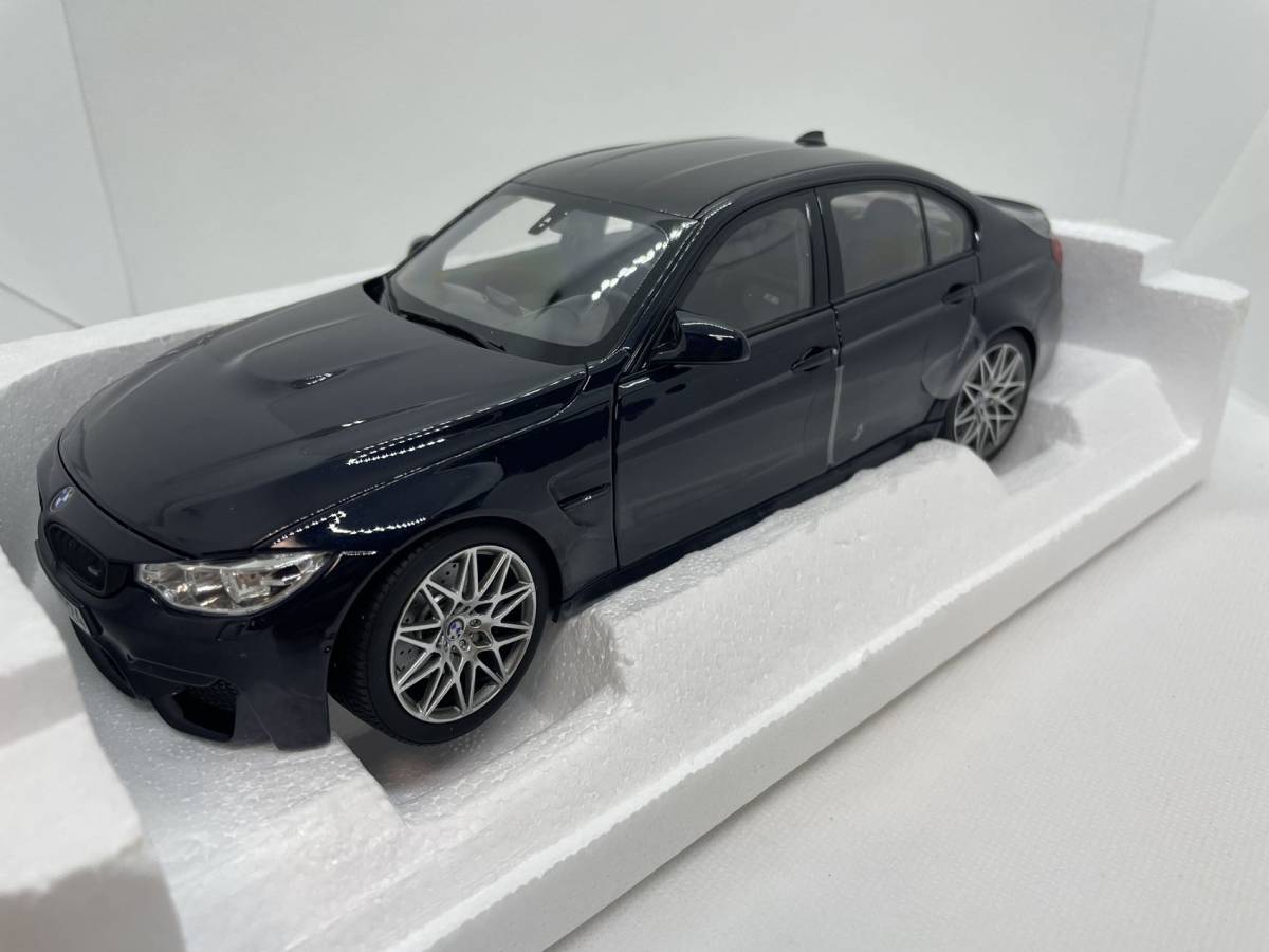 ノレブ 1/18 BMW M3 Competition 2017 Blue metallic J07-2-006