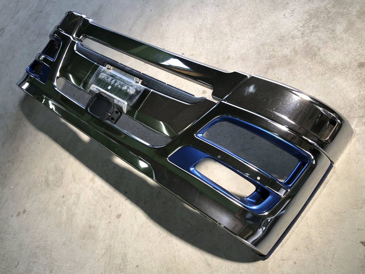NA-32 三菱 ふそう 07 スーパーグレート 純正 メッキ フロントバンパー 
