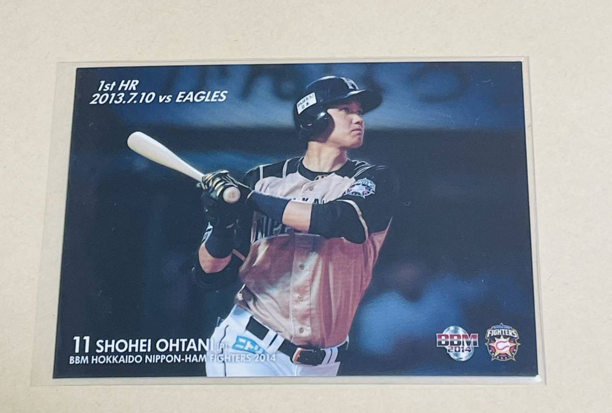 BBM2014 大谷翔平 Shohei Ohtani Otaniレギュラーカード 日本ハムファイターズ エンゼルス　1st HR プロ初ホームラン