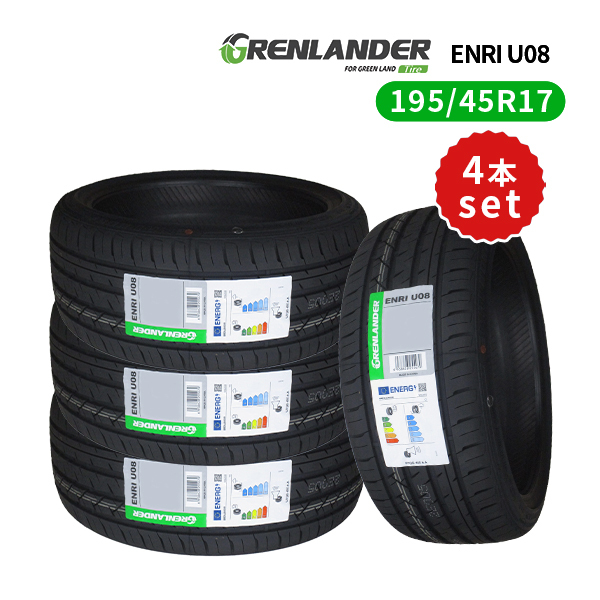  4本セット 195/45R17 2023年製造 サマータイヤ GRENLANDER ENRI U08 195/45/17(新品)｜売買されたオークション情報、yahooの商品情報をアーカイブ公開 - オークファン 17インチ