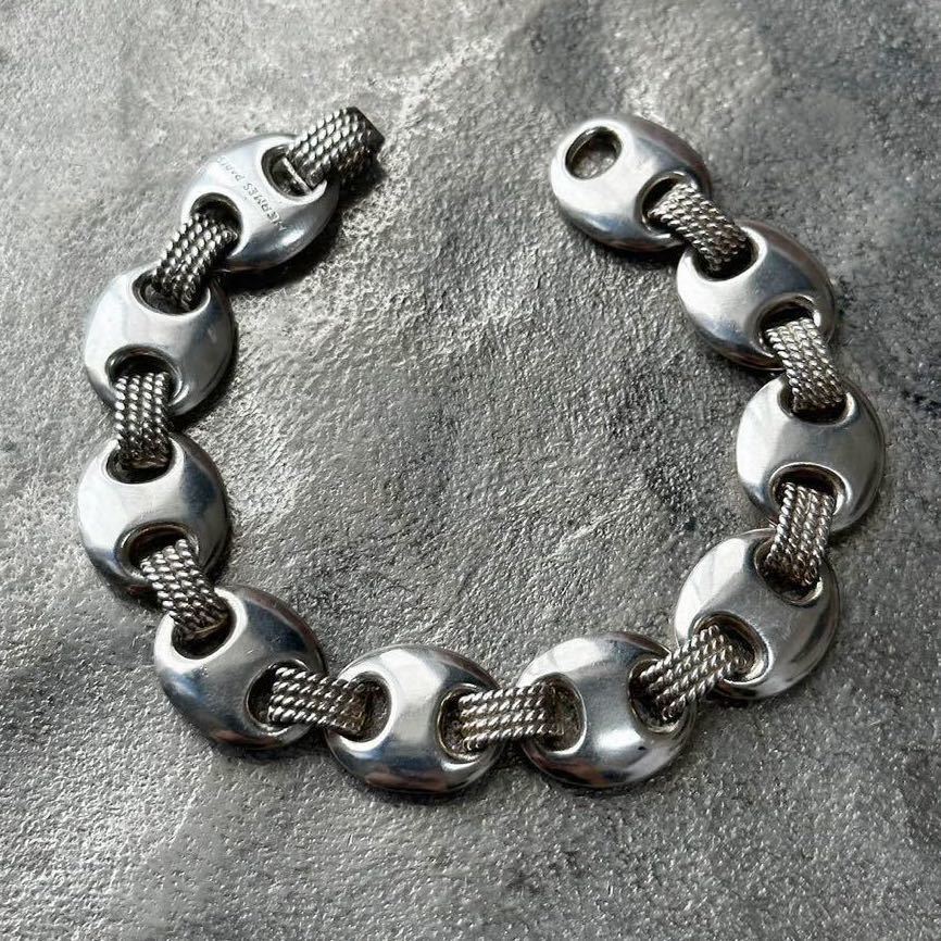 HERMES 70s〜80s Suroit Bracelet シュロワブレスレット GM 925 
