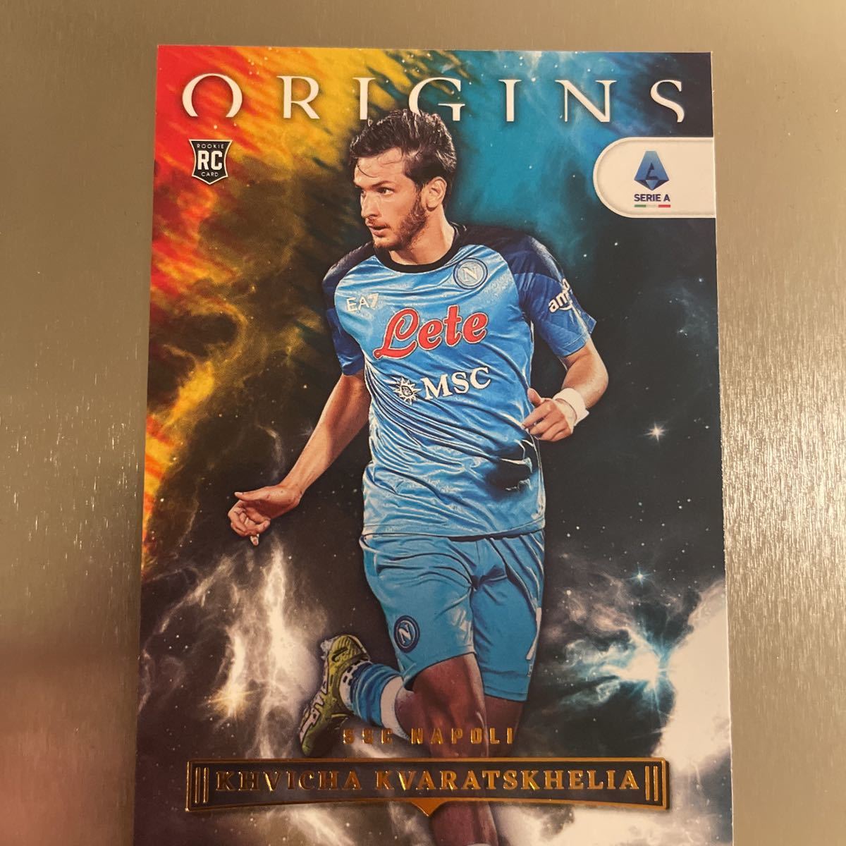 panini chronicles soccer 2022-23クヴァラツヘリア Khvicha Kvaratskhelia RC Napoli ナポリ origins