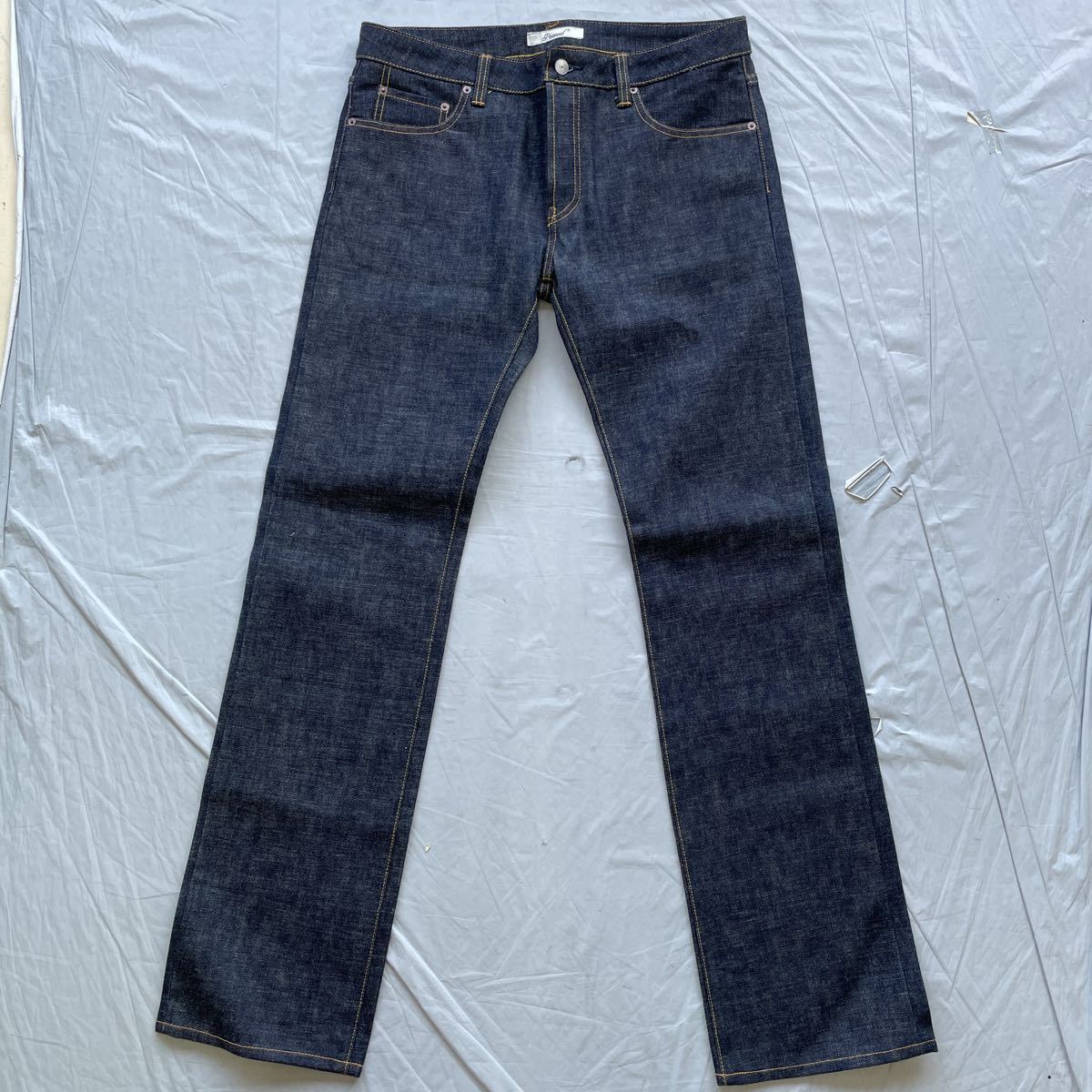 パラノイド PARANOIDO★サンプル品ヴィンテージレプリカデニム【サイズ不明】ストレートデニム新品バイカーデニム★赤ミミ★セルビッジ