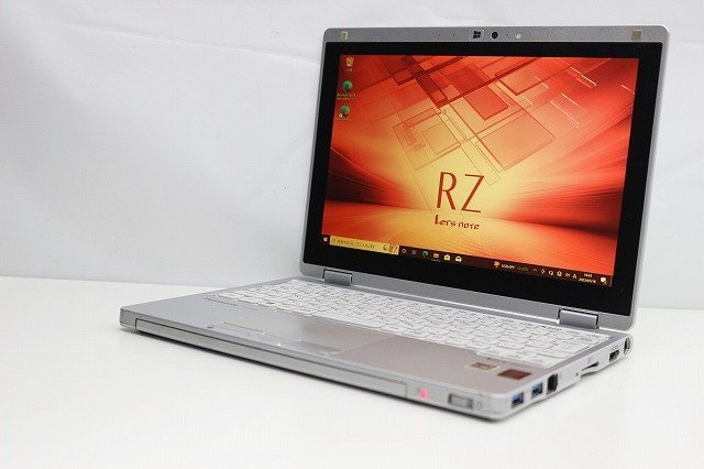 1円スタート ノートパソコン 2in1PC 軽量 745g パナソニック レッツノート CF-RZ4 SSD128GB メモリ4GB Core m Windows10 Windows11 カメラ