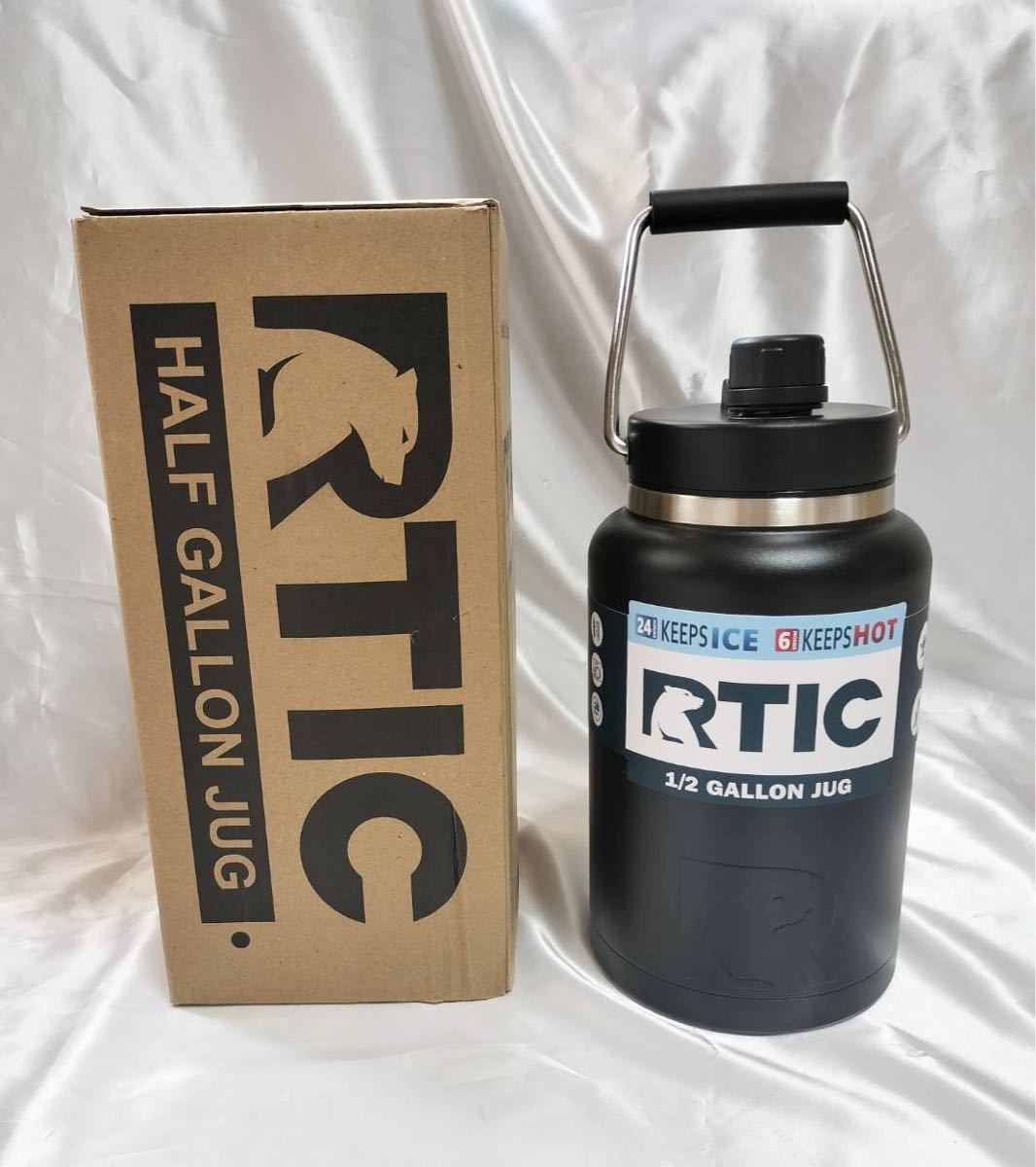 RTIC ハーフガロン ジャグ 1.9L アールティック 水筒 ブラック ④