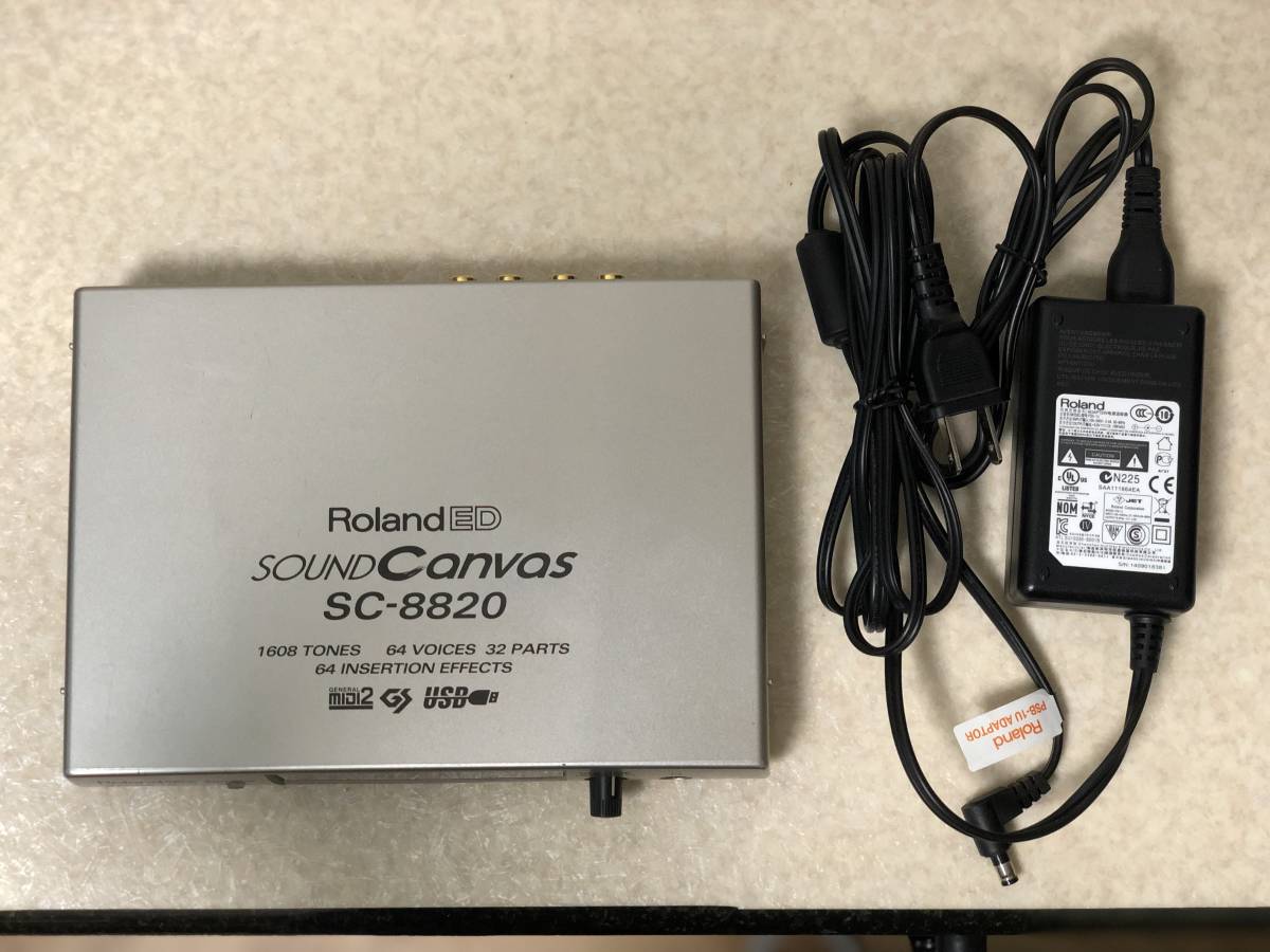 Roland SC-8820 Sound Canvas GS GM2音源モジュール(音源モジュール