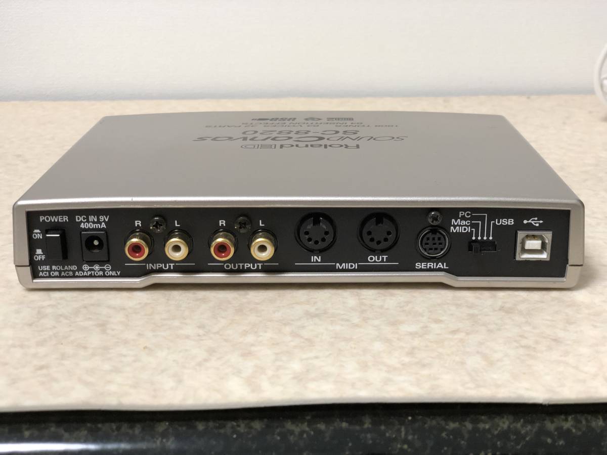 Roland SC-8820 Sound Canvas GS GM2音源モジュール(音源モジュール