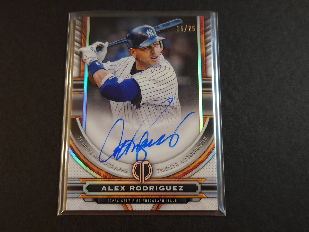 Alex Rodriguez Topps 0 Series - Autographs Silver 直筆 激レア 1枚 