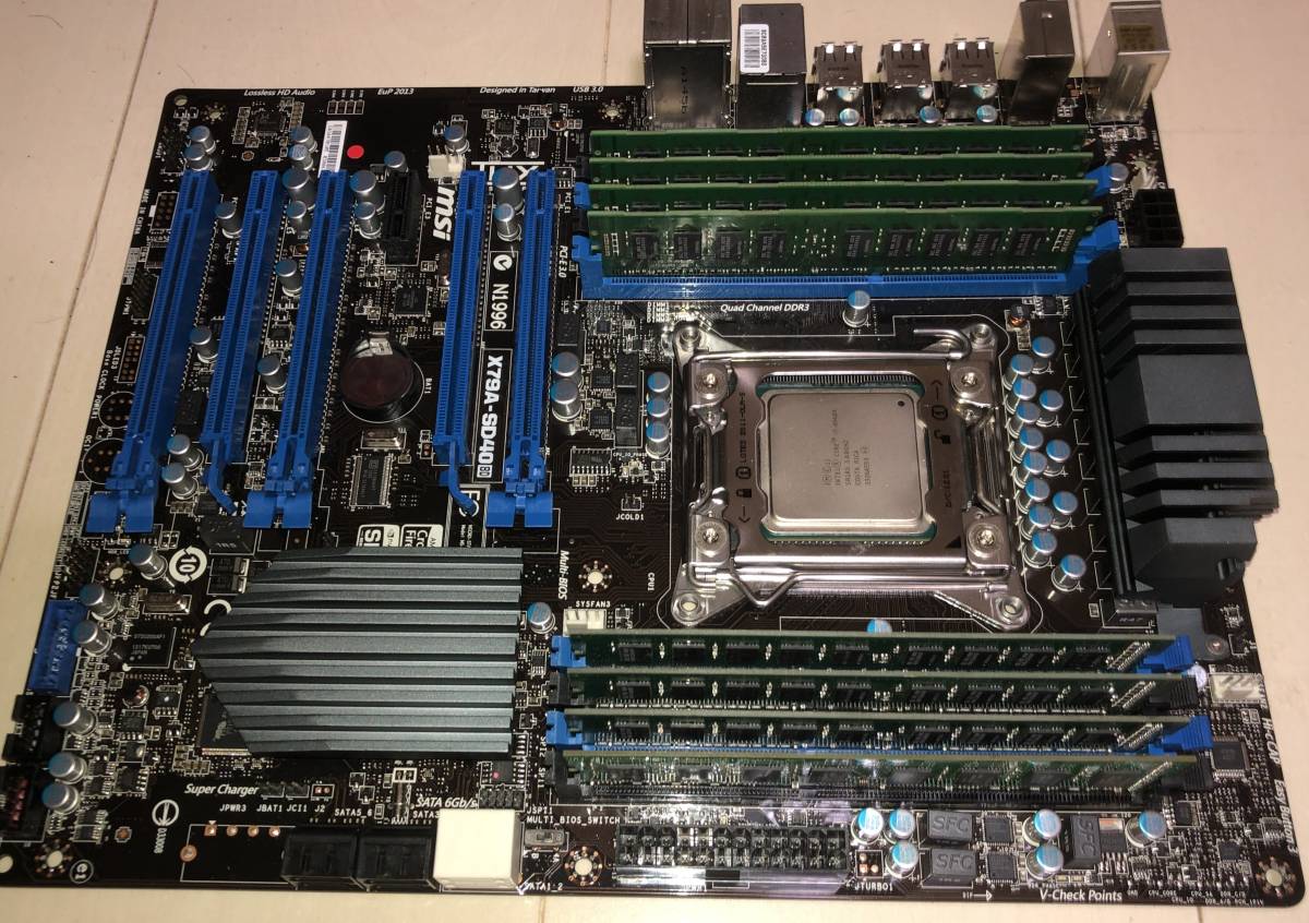 マザーボード i7-4790+H97+DDR3-16G+GTX670 ハイエンドCPU マザーボードのセット Core i7-4960X ＋ MSI X79A