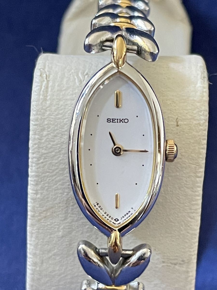 中古腕時計 SEIKO セイコー 1E20-6310 レディース腕時計 クオーツ 