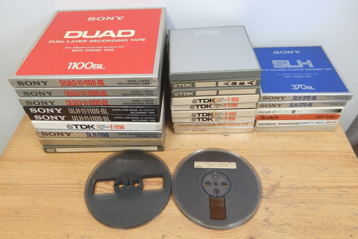 メタルリール多数/ツw-160/オープンリールテープ 10号x9 7号x16  