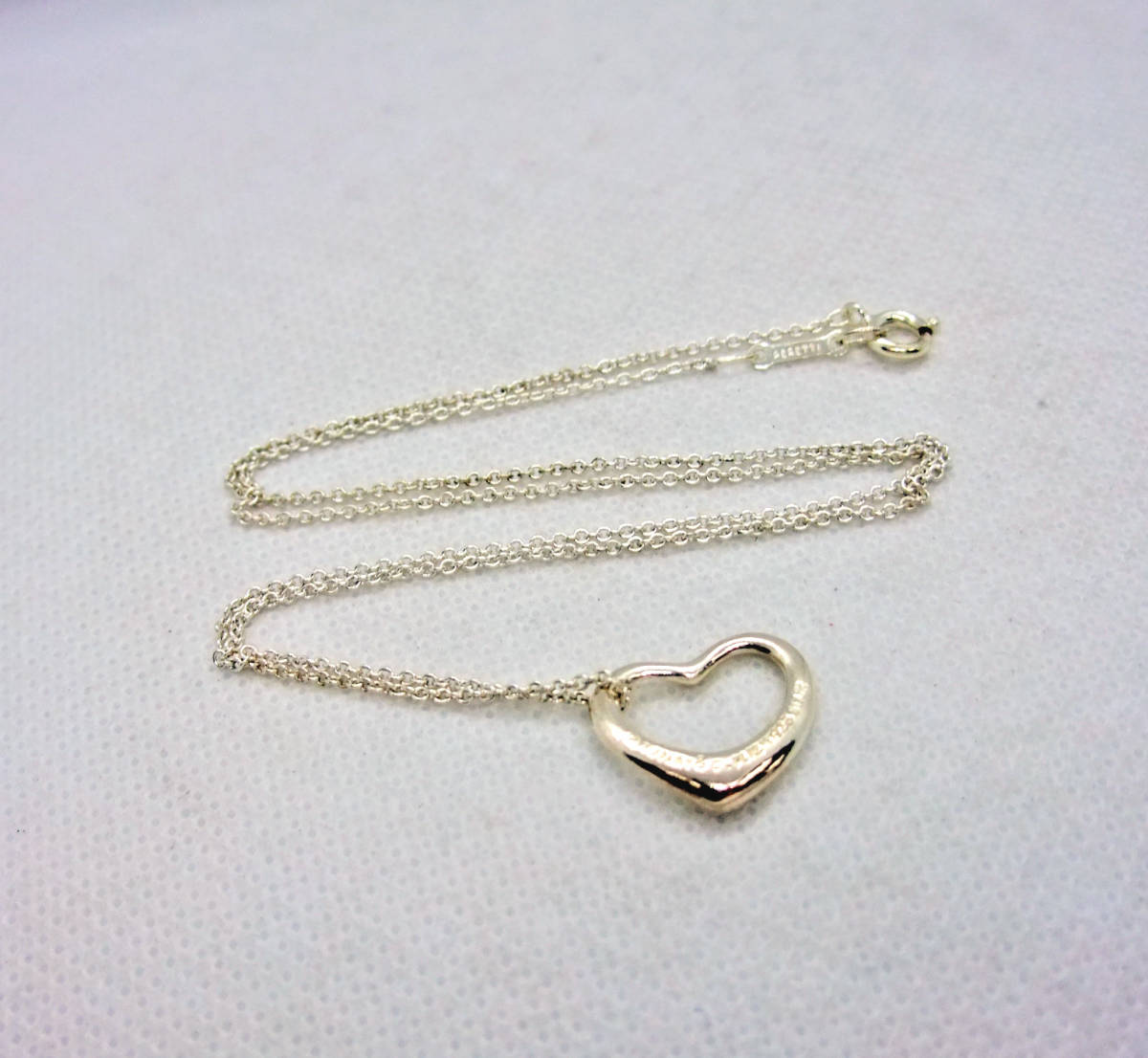 ◇TIFFANY&Co. ティファニー オープンハート Sサイズ シルバー 