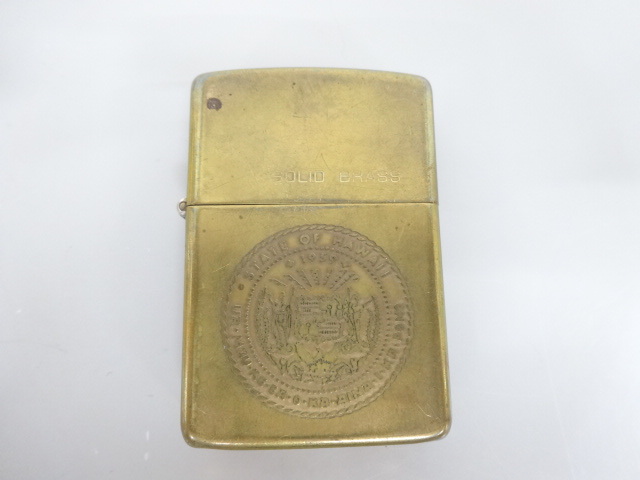 着火確認済み ZIPPO ジッポ 1932 1985 ダブルイヤー SOLID BRASS