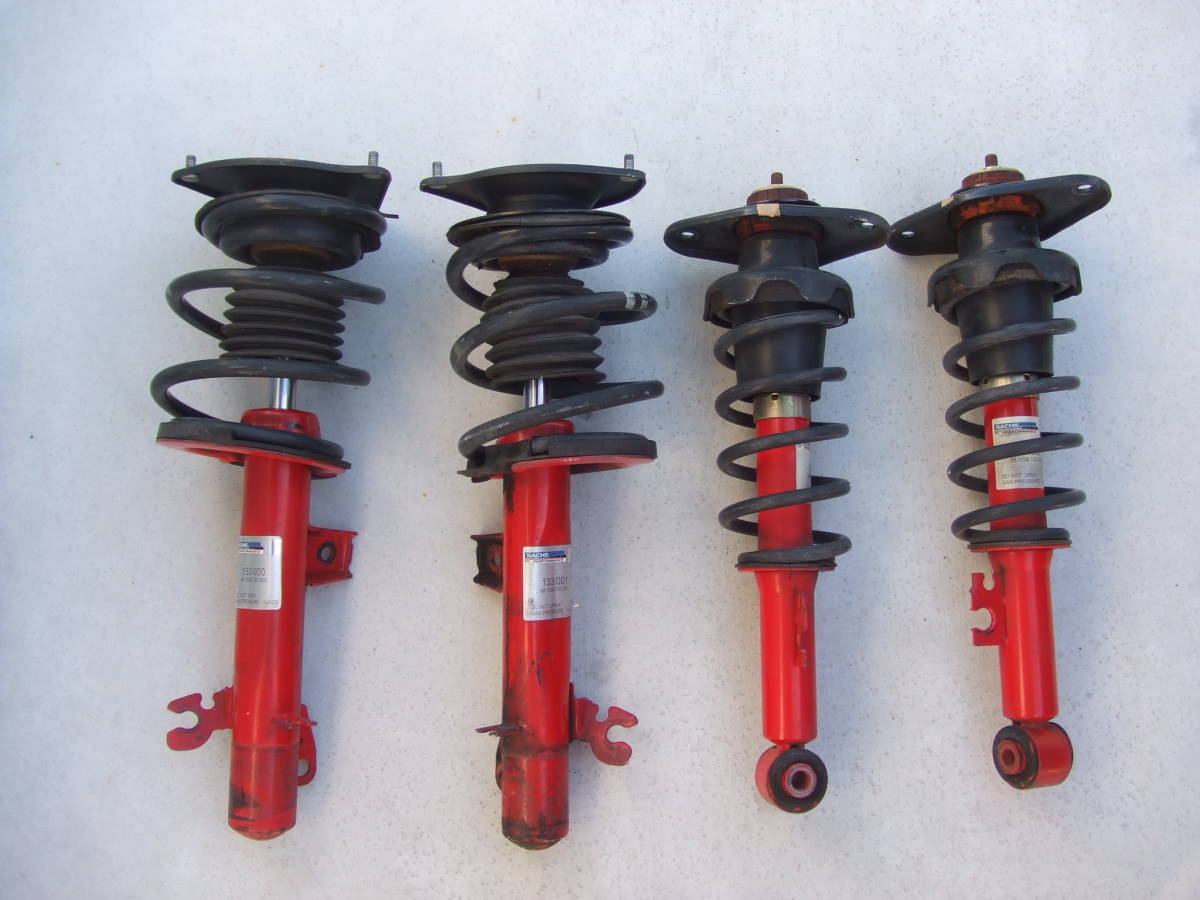 ★ RE16 ミニ R53 サスペンション スプリング サス １台分 セット SACHS ザックス ★ BMWミニ MINI RA16 R50 ワン クーパー クーパーＳ