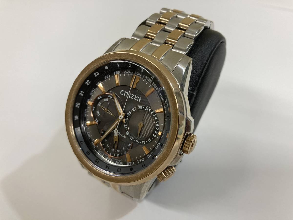 時計 CITIZEN ECO-DRIVE 8729-R005804 GN-4W-S 斉吉188 1円オークション お値打ち 稼働品 CITIZEN シチズン エコ