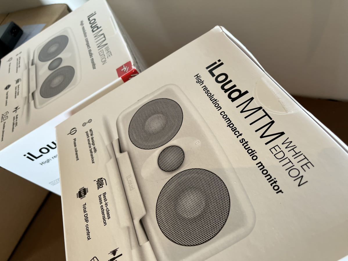 iLoud MTM WHITE EDITION ペア 未開封 MTM iLoud IK おまけつき EDITION ⁄