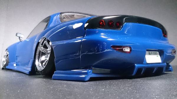 RC-ART FD3S ゼクス風 RX-7 ヨコモ ドリパケライトユニット流用(ボディ