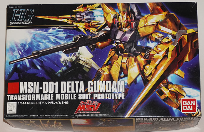 バンダイ HGUC 1/144 MSN-001 デルタガンダム 訳あり