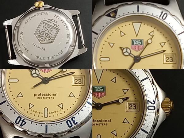 ジャンク 【動作品】TAG HEUER タグ・ホイヤー Professional