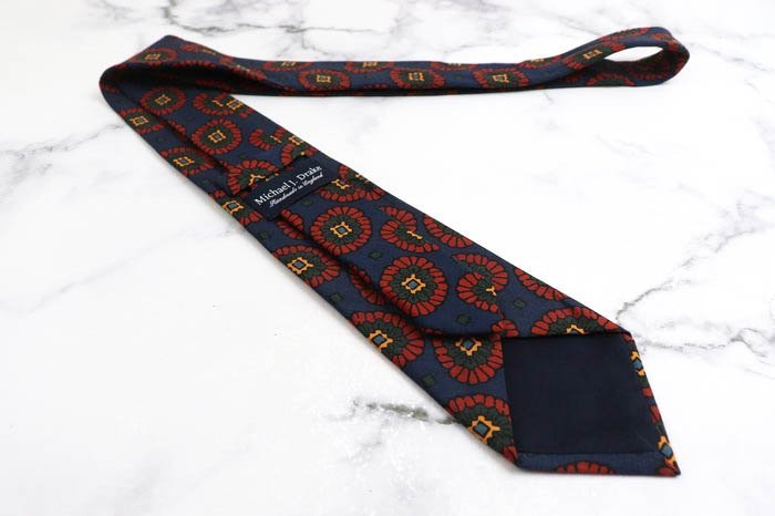 Michael J Drake by Drake's ネクタイ DRAKES - 【美品】 DRAKE'S / ドレイクス | Michael J Drake / silk