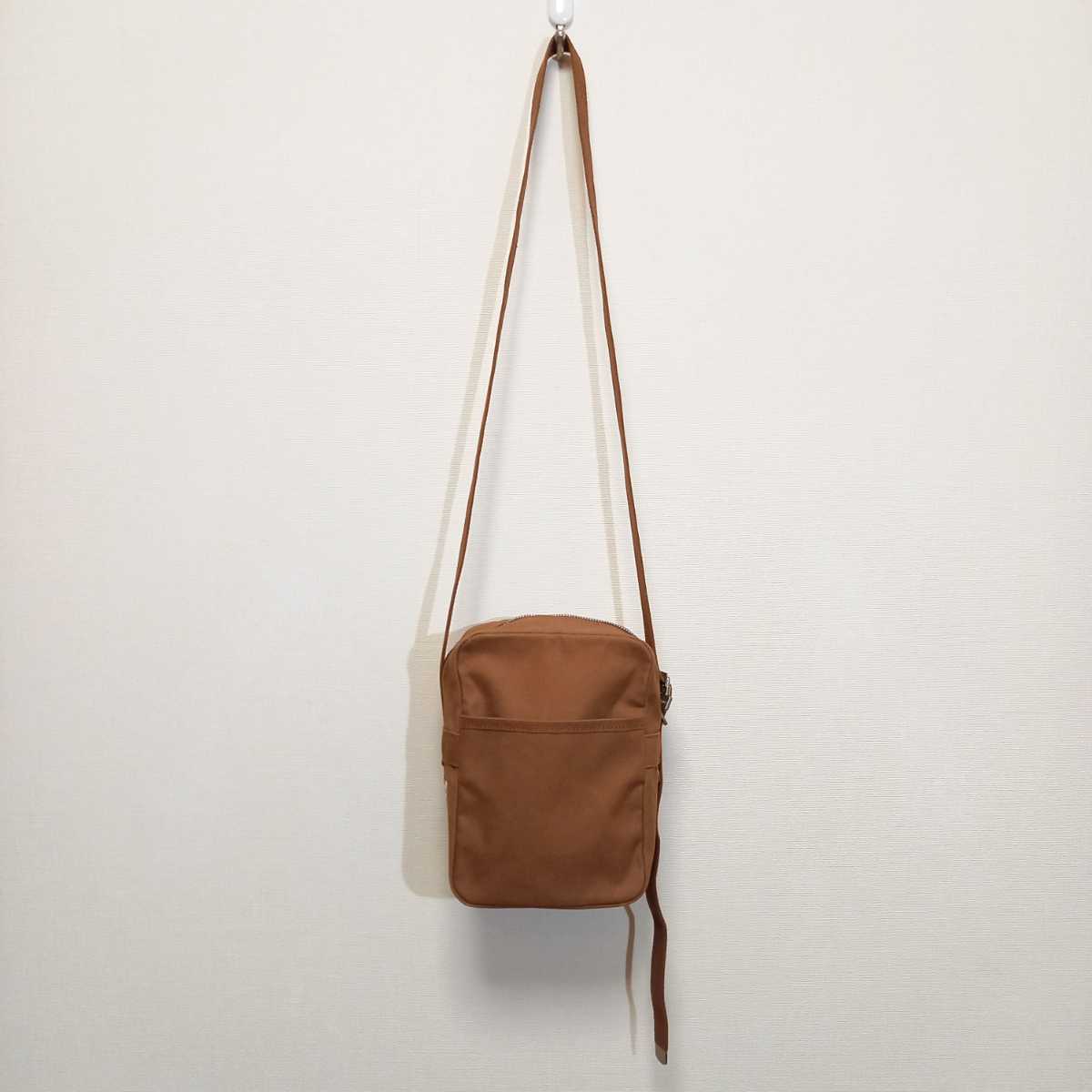 同様 ミルクチョコレート色 / 廃版 旧 一澤帆布 ミニ ショルダーバッグ  