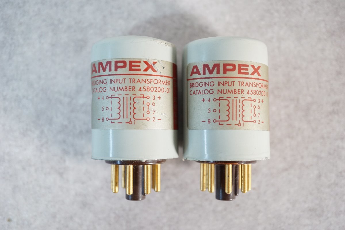 QS][S492960] AMPEX アンペックス ライントランス ペア カタログ 