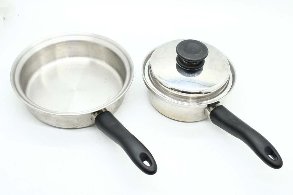 アムウェイ クイーンクックウェア 中フライパン 小ソースパン 調理器具 AMWAY 01T19862