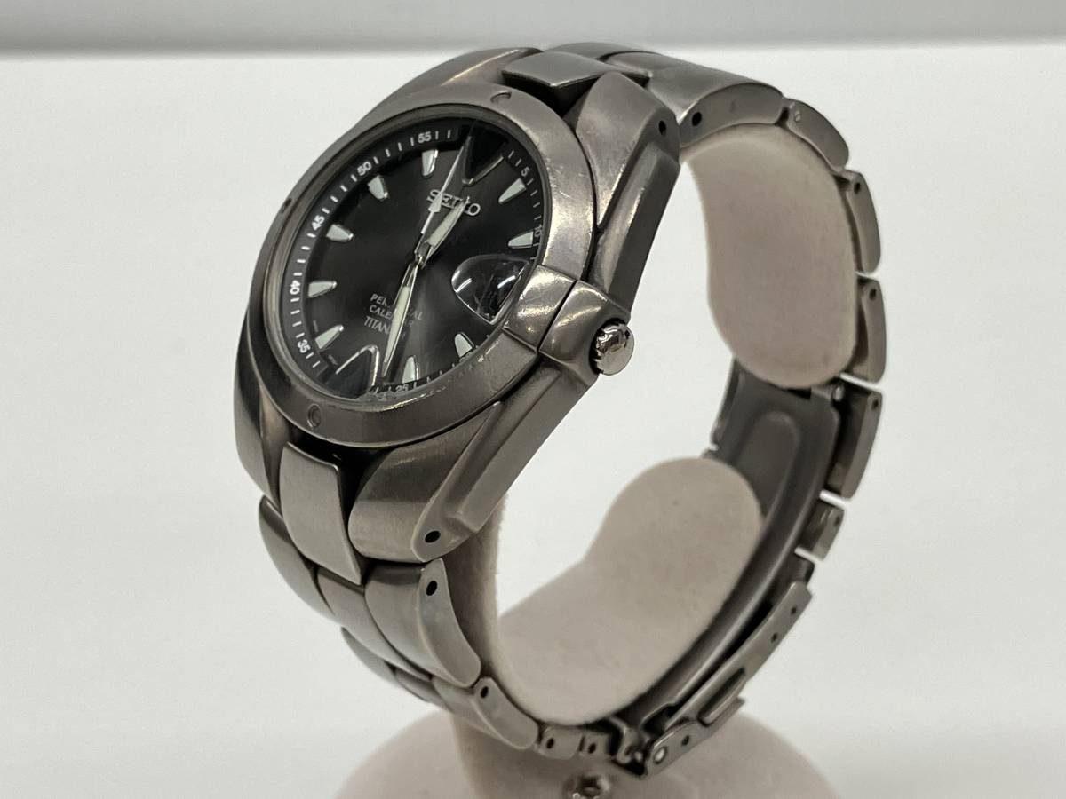 SEIKO パーペチュアルカレンダー TITANIUM 8F32-0040 クォーツ式