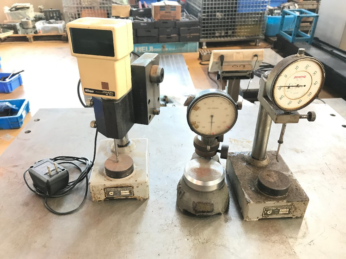 ◇ダイヤルゲージスタンド3個　Z057137　A1A2-3　◇小林機械◇★☆