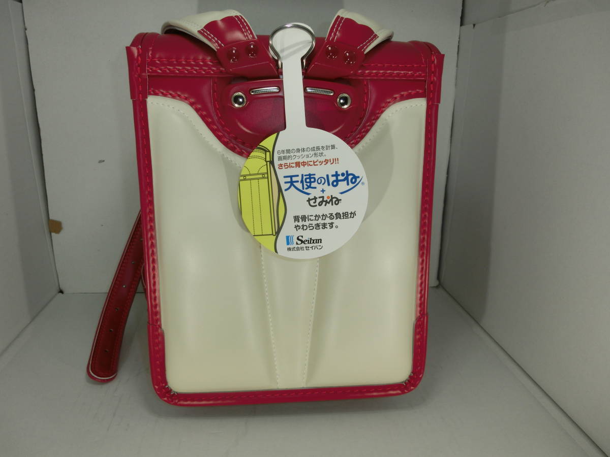 新品未使用 セイバン 天使のはね せみね moxon モクソン ランドセル 赤 